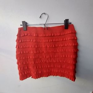 Red skirt